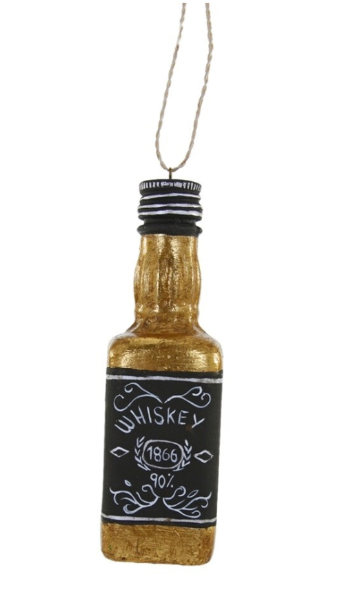 Whiskey Bottle Ornament