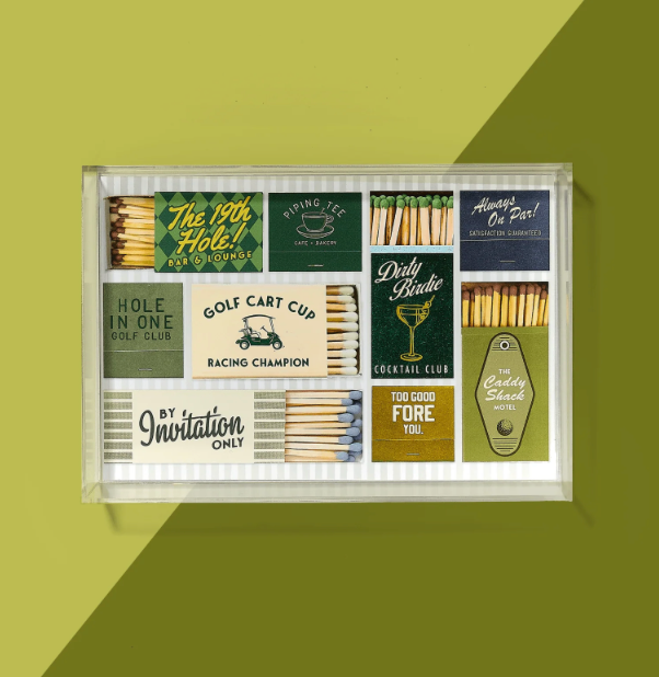 Golf Matchbook Tray Small