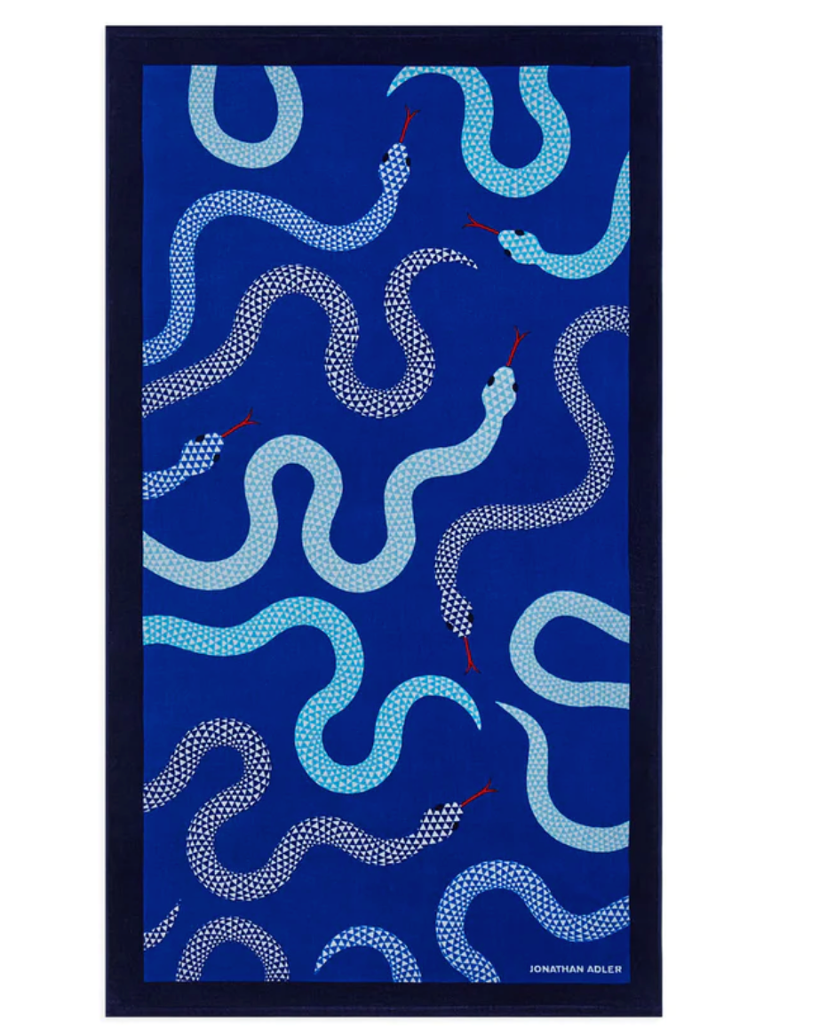 Eden Beach Towel in Blue