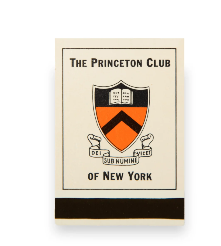 Princeton Club of New York Matchbook Print