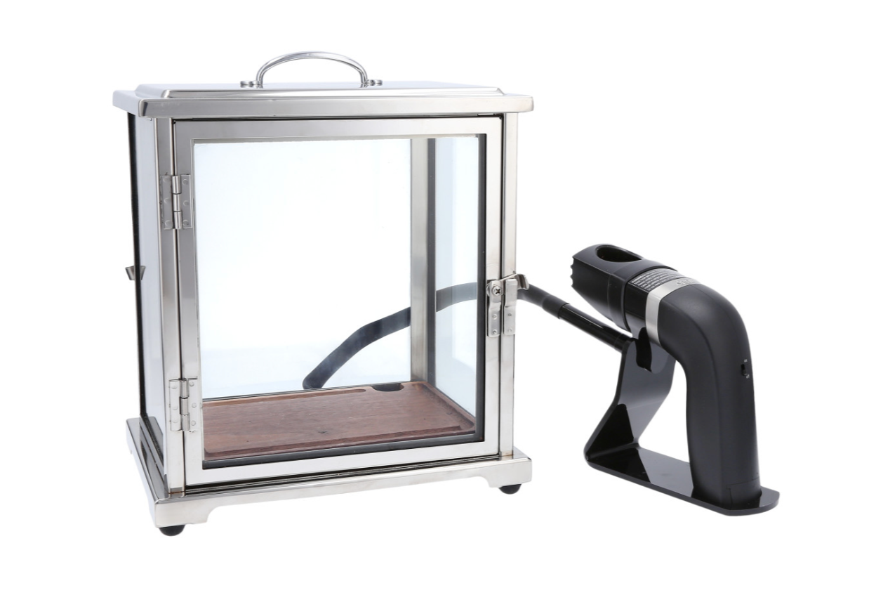 THE SMOKING BOX™ W/ HANDHELD SMOKER