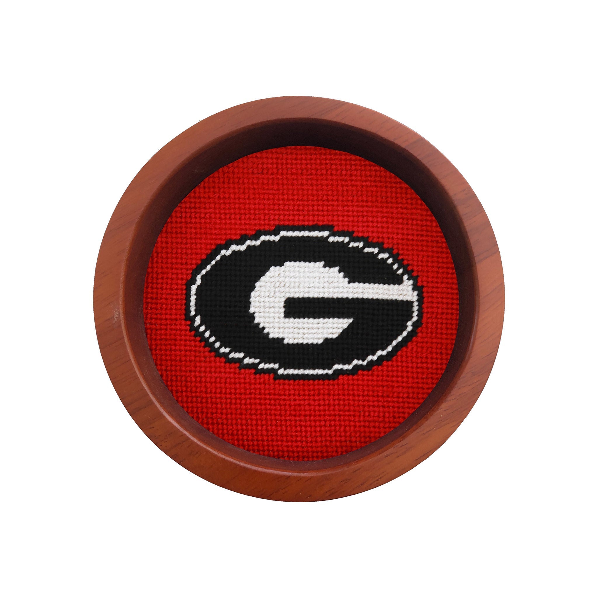 Smathers & Branson Georgia Needlepoint Wine Coasters