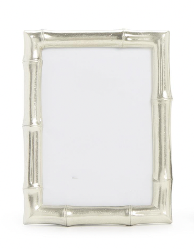 Silver Faux Bamboo Photo Frame 5X7