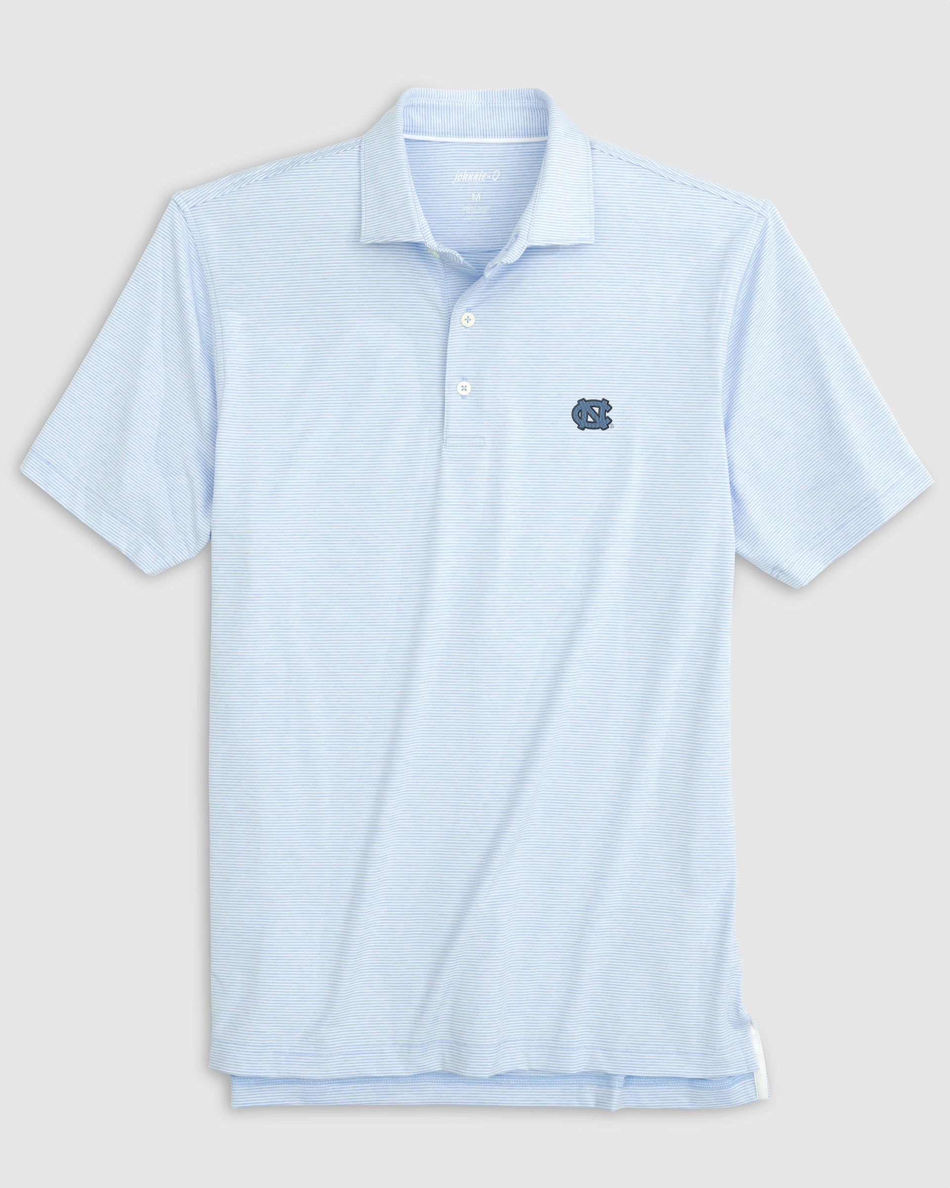 UNC Lyndon Striped Performance Polo