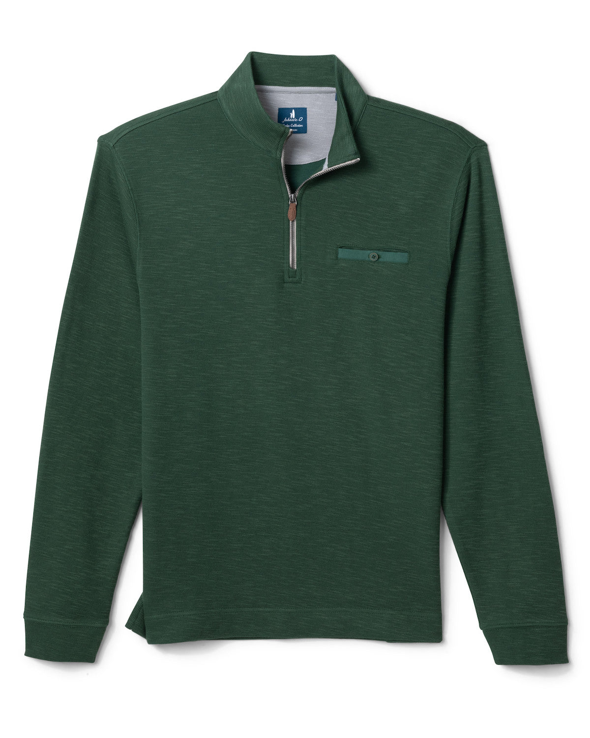 Flame Stitch Quarter Zip Pullover