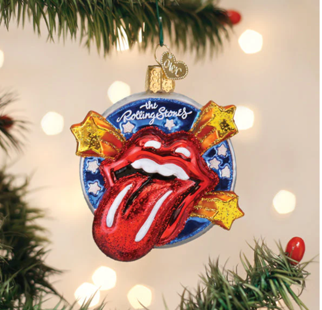 The Rolling Stones Tongue Ornament