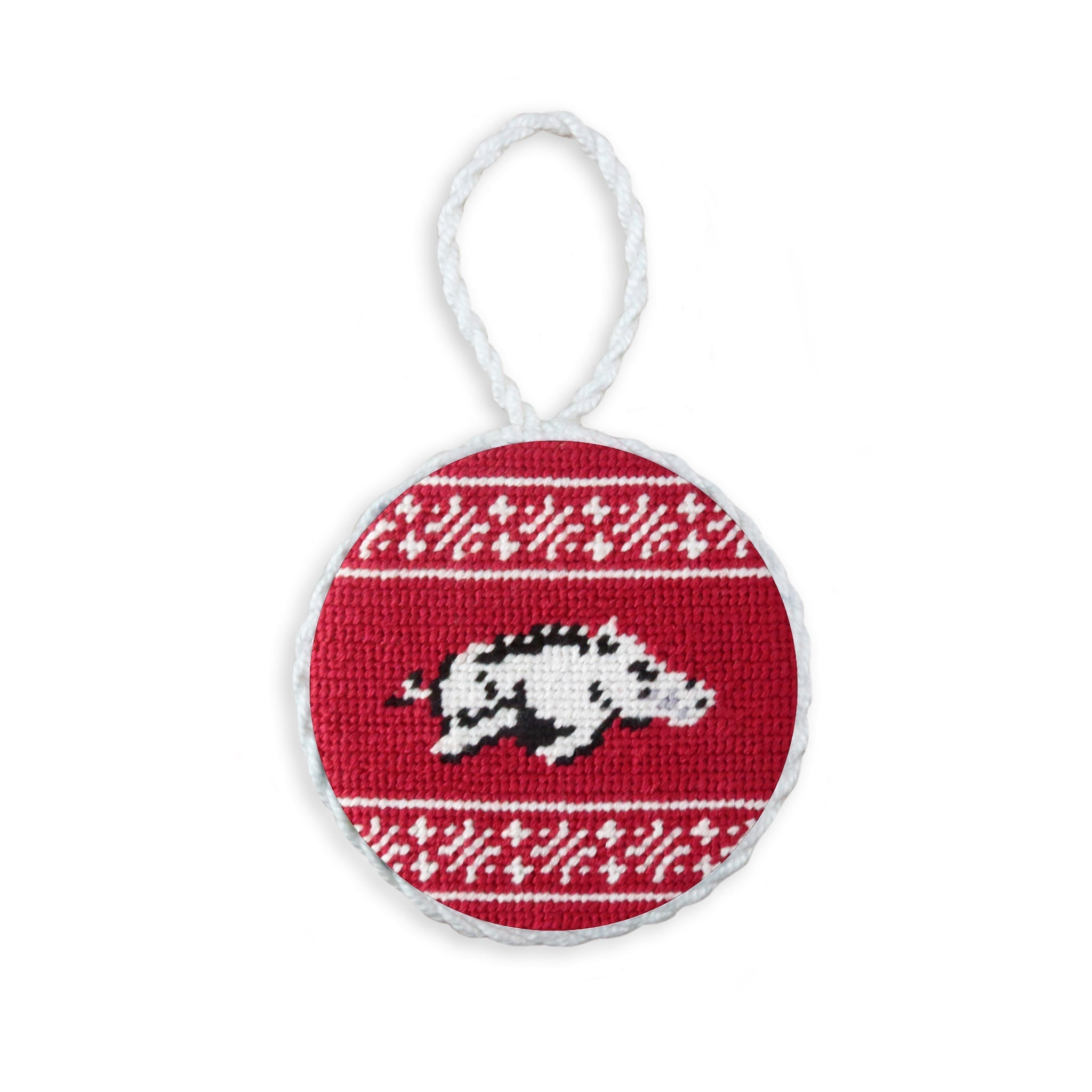 Arkansas Fairisle Ornament