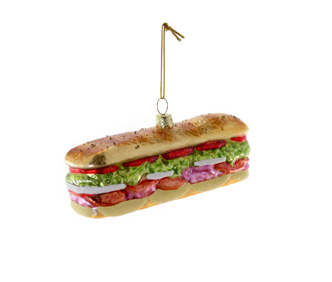 Deluxe Sub Sandwich Ornament