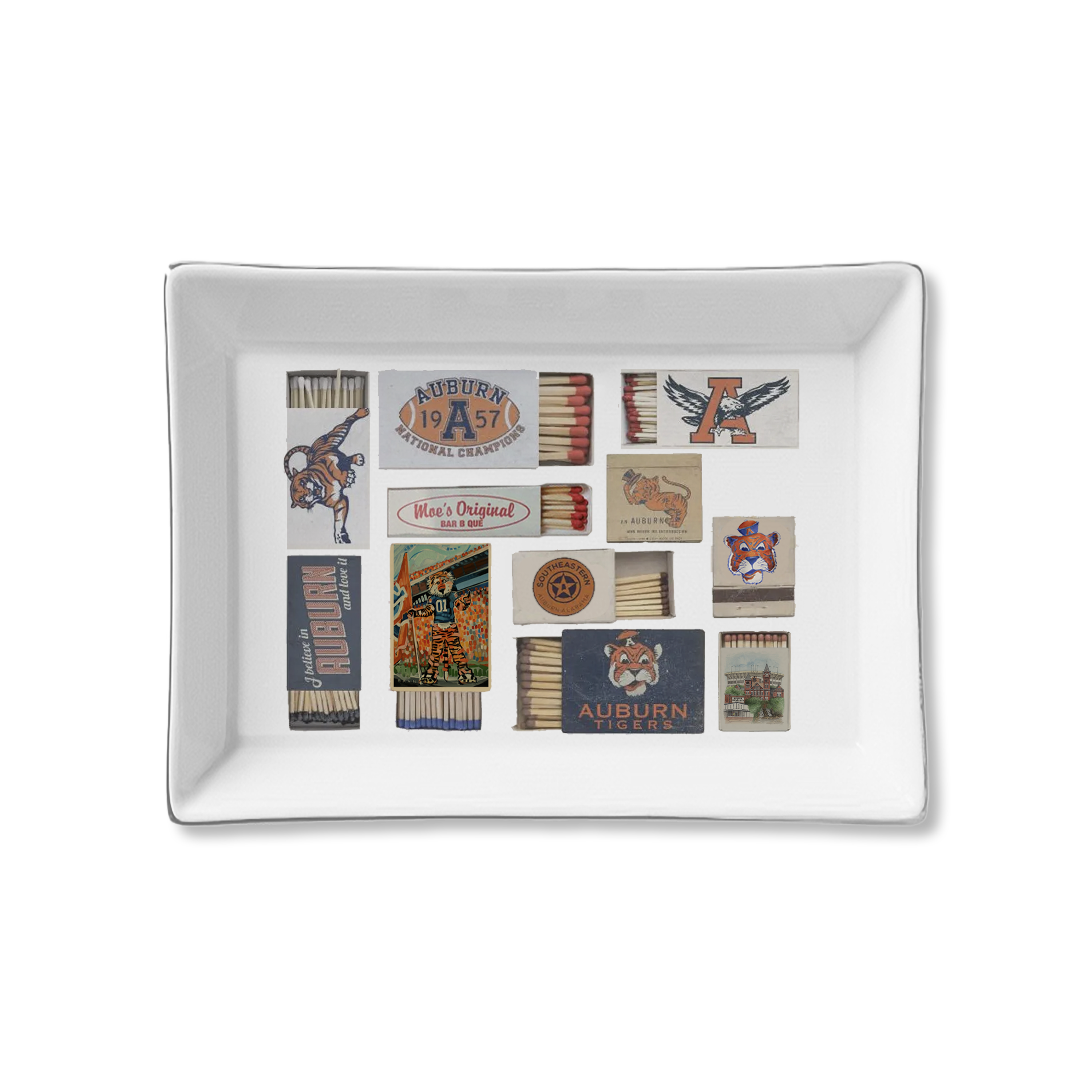Ceramic Tray - Matches Auburn University