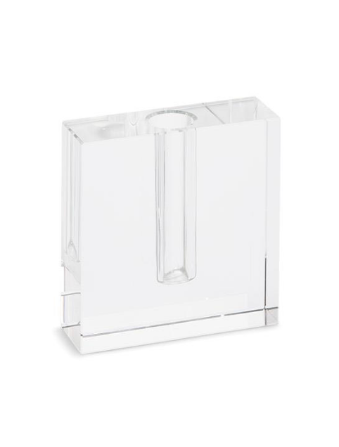 Crystal Bud Vase Square