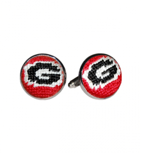 Georgia Needlepoint Cufflinks