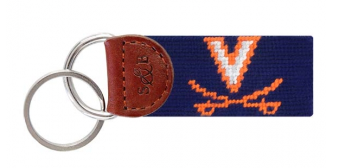 UVA Key Fob - Navy