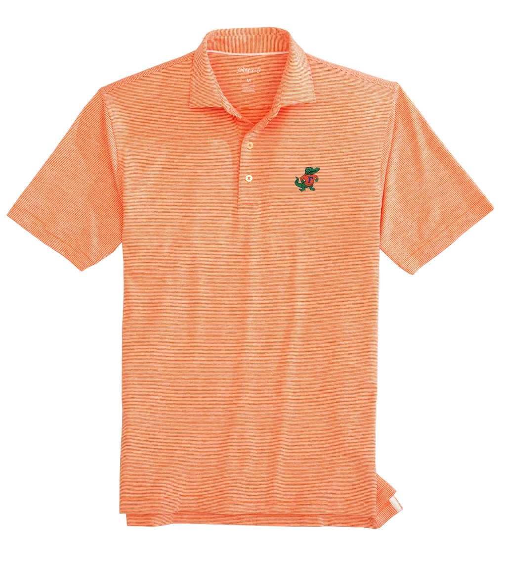Florida Lyndon Striped Jersey Performance Polo