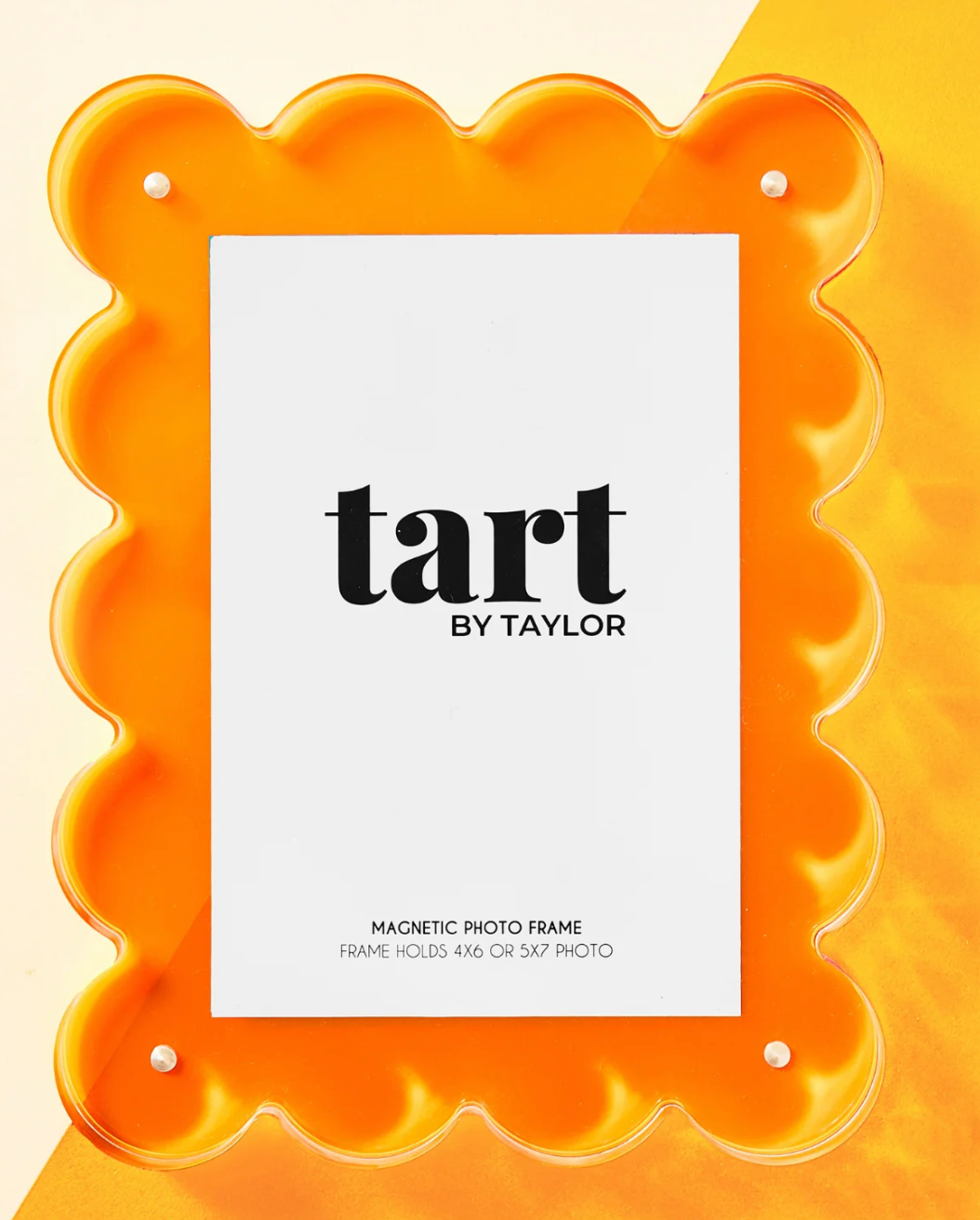 Neon Orange Acrylic Picture Frame
