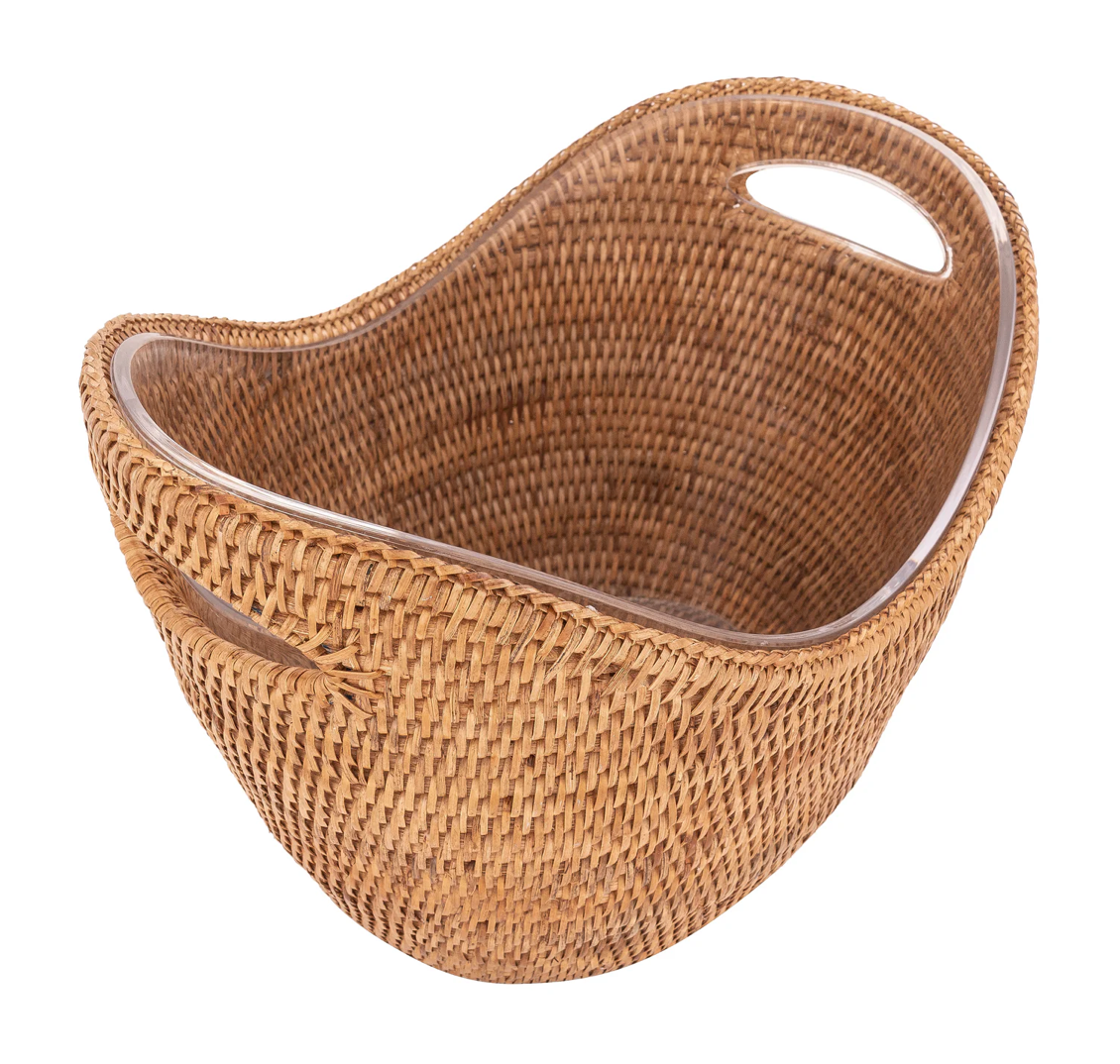 Rattan Champagne Bucket