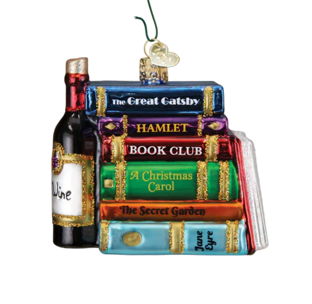 Book Club Ornament