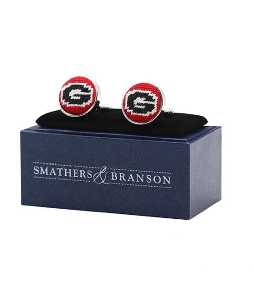 Georgia Needlepoint Cufflinks