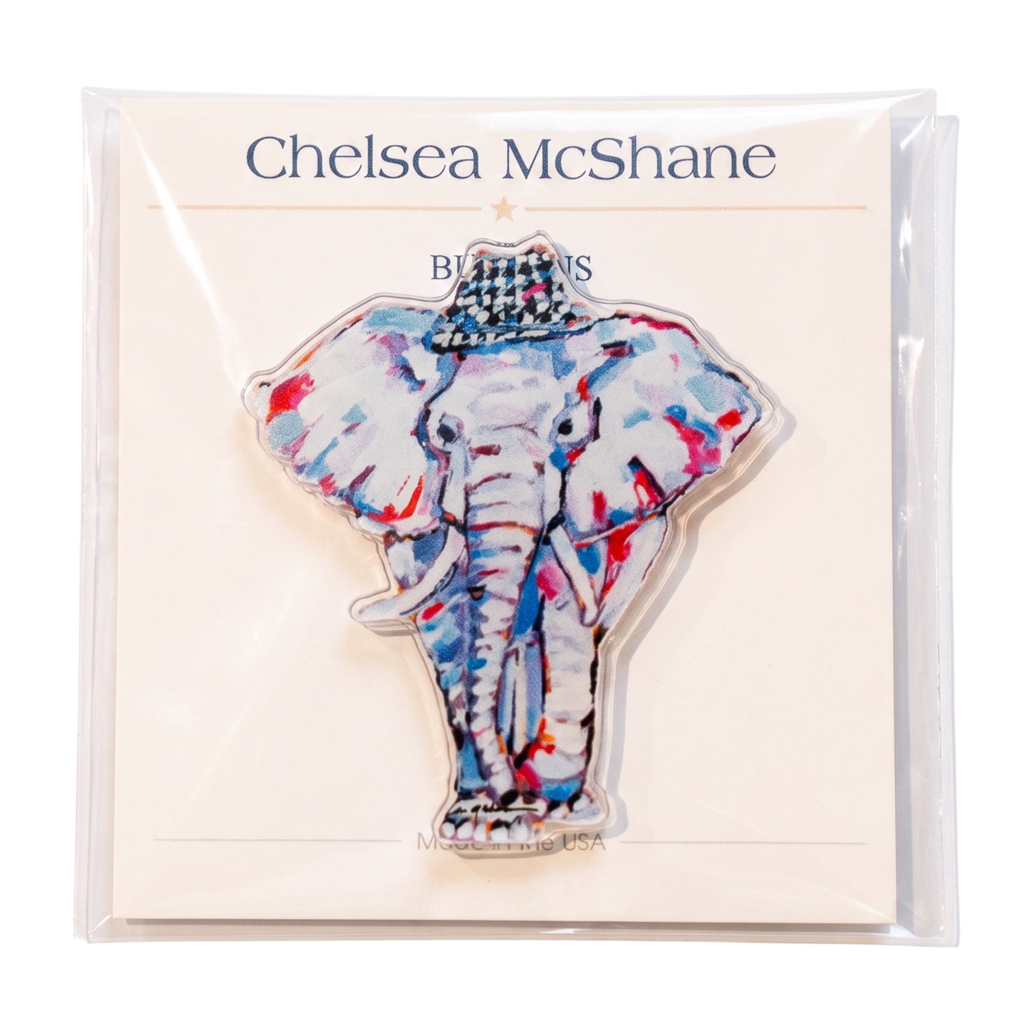 ELEPHANT ACRYLIC BUTTON