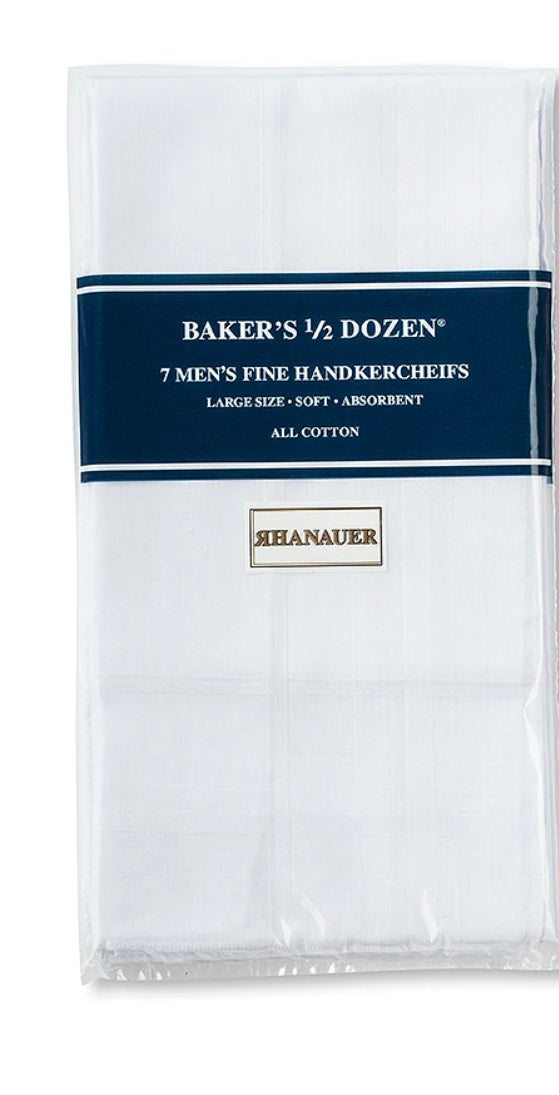 WHT ALL COTTON - BAKERS DOZEN