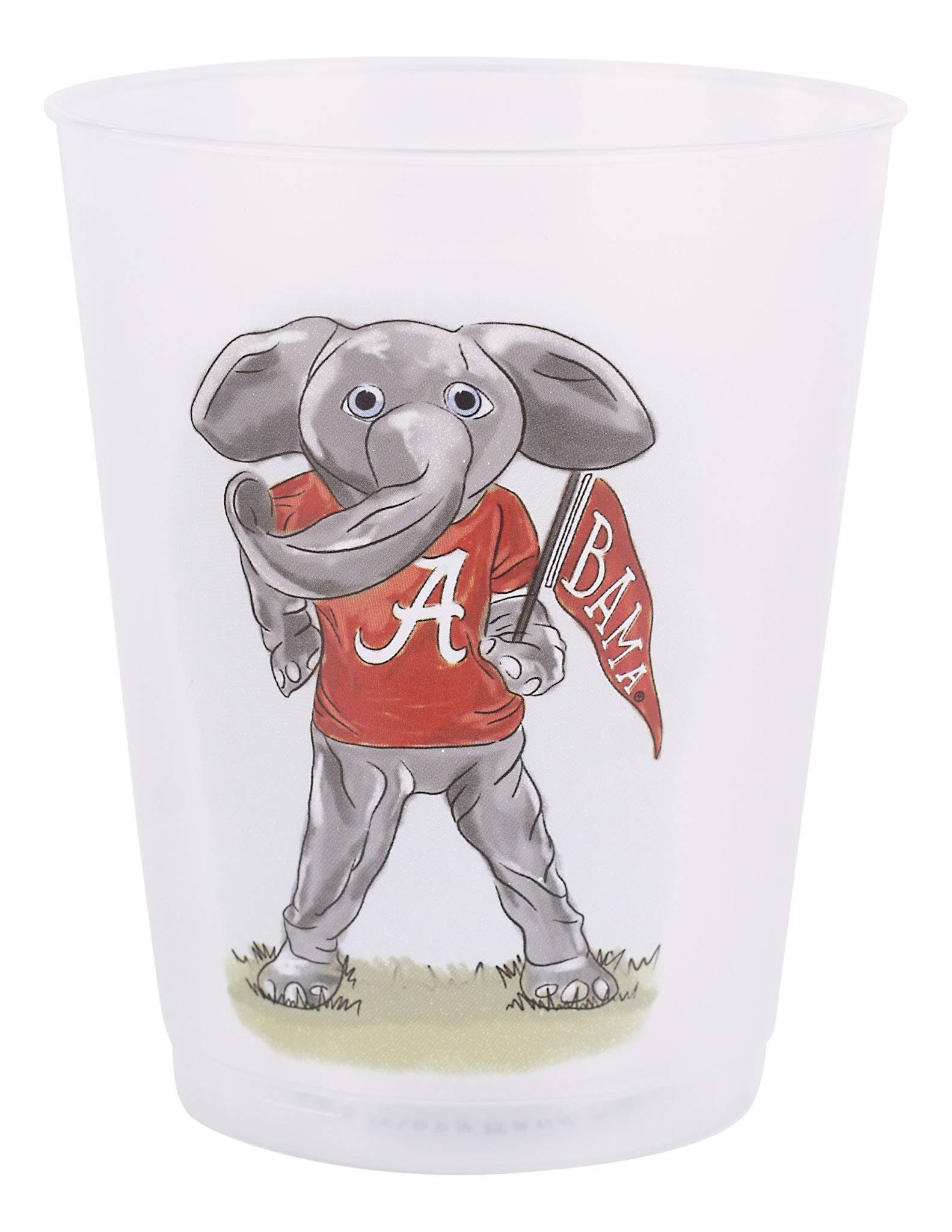 Alabama Mascot Frosted Cups - Set of 8