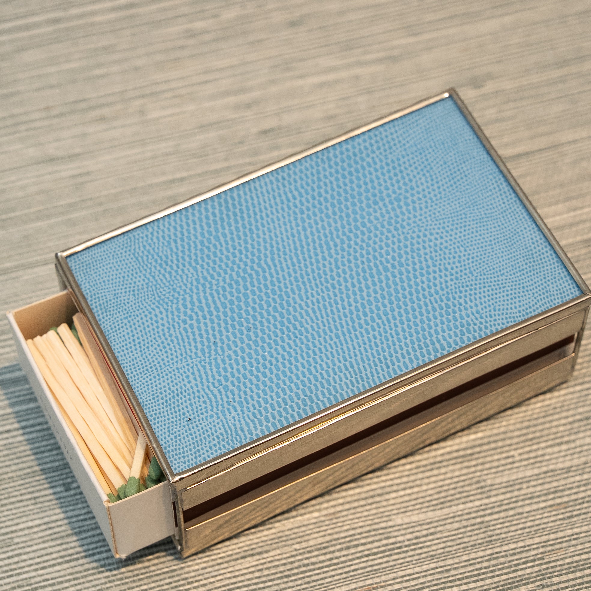 Blue Skin Matchbox Cover