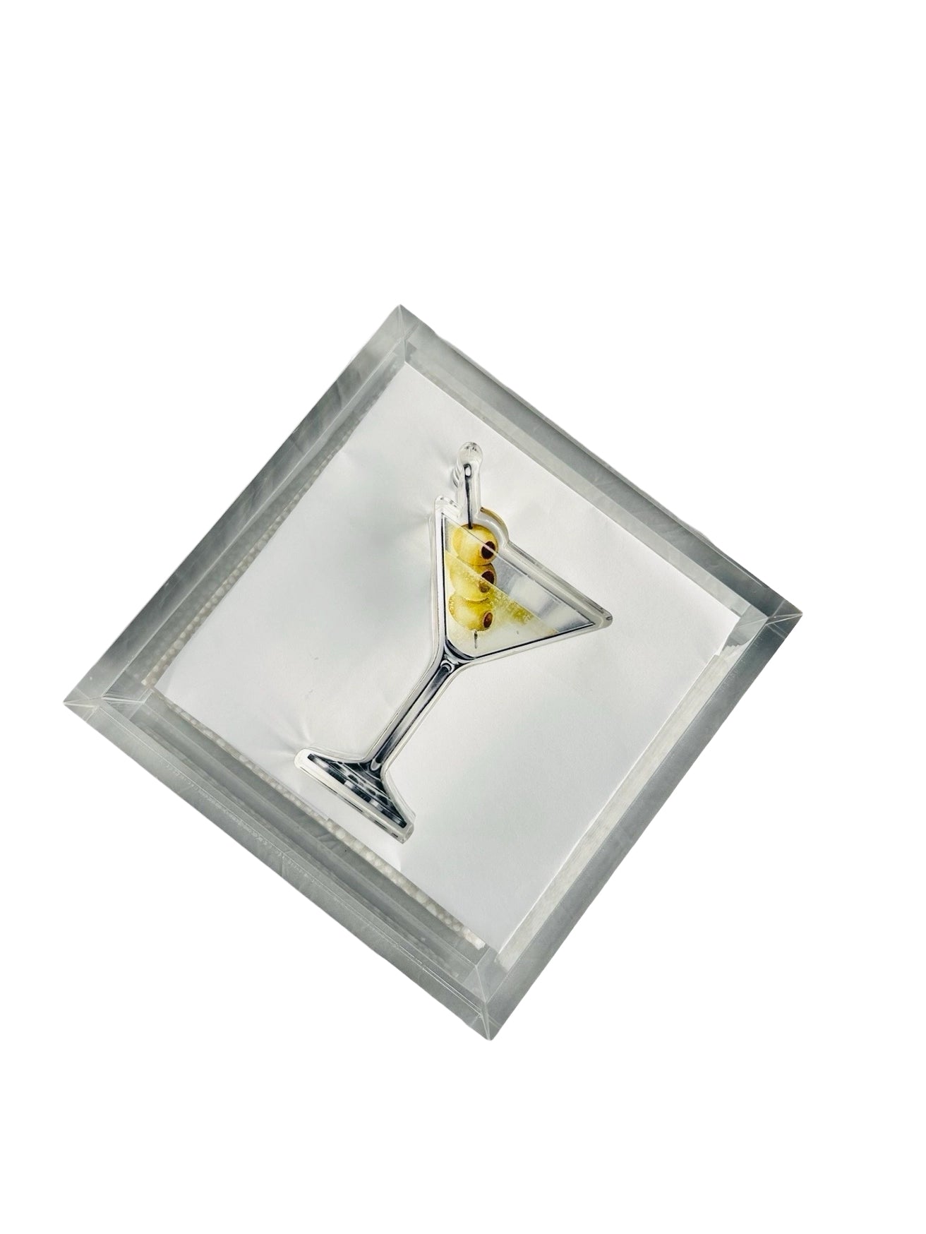 Martini Napkin Holder Set