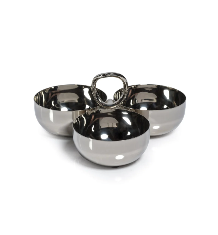 Aperitifs Cocktail Condiment Bowl - Polished Nickel