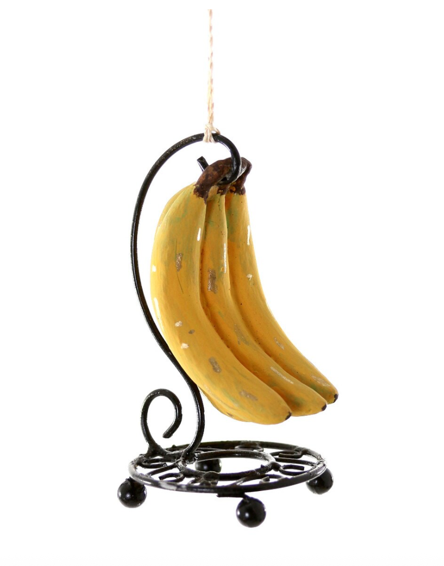 Bananas on Stand Ornament