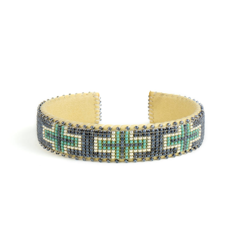 Etkie Tia Glass Cuff - Small