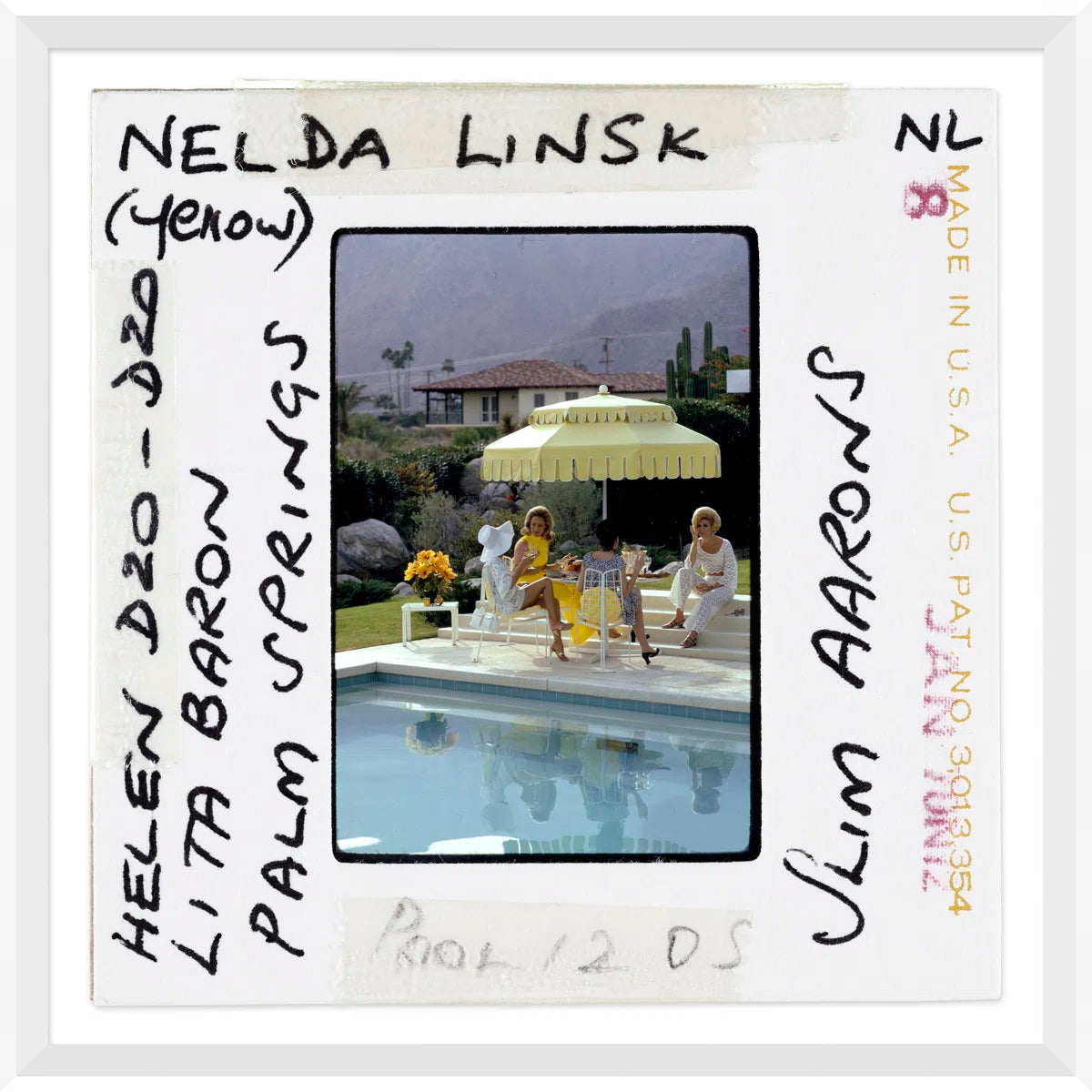 “Nelda and Friends - Slide,” Slim Aarons,
January 1, 1970
