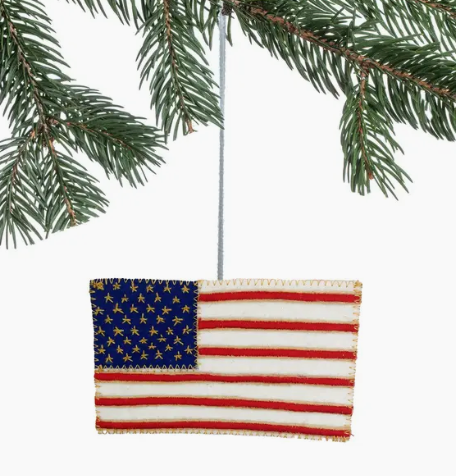 Felt American Flag Ornament