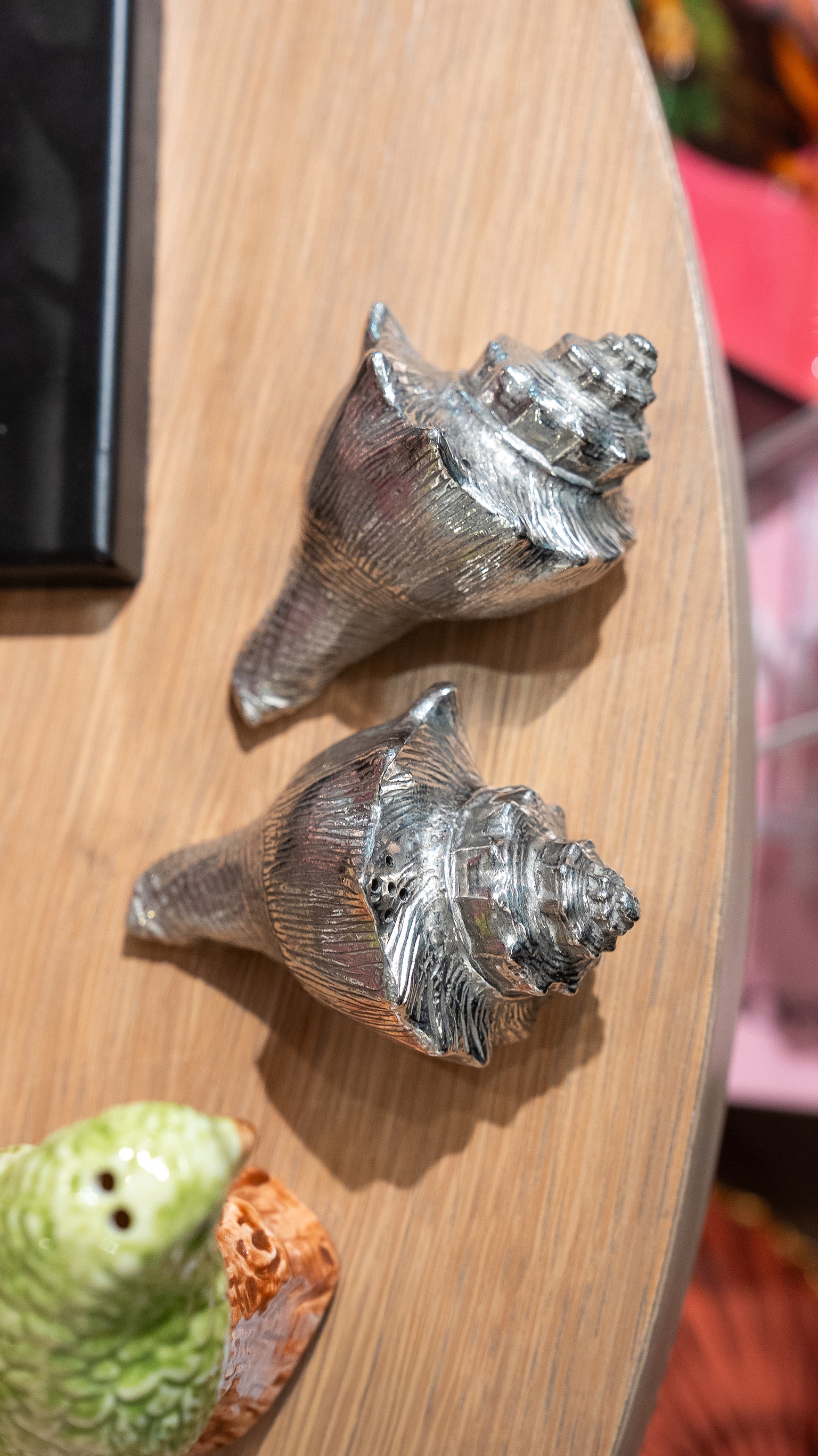 Pewter Conch Shell Salt & Pepper Set