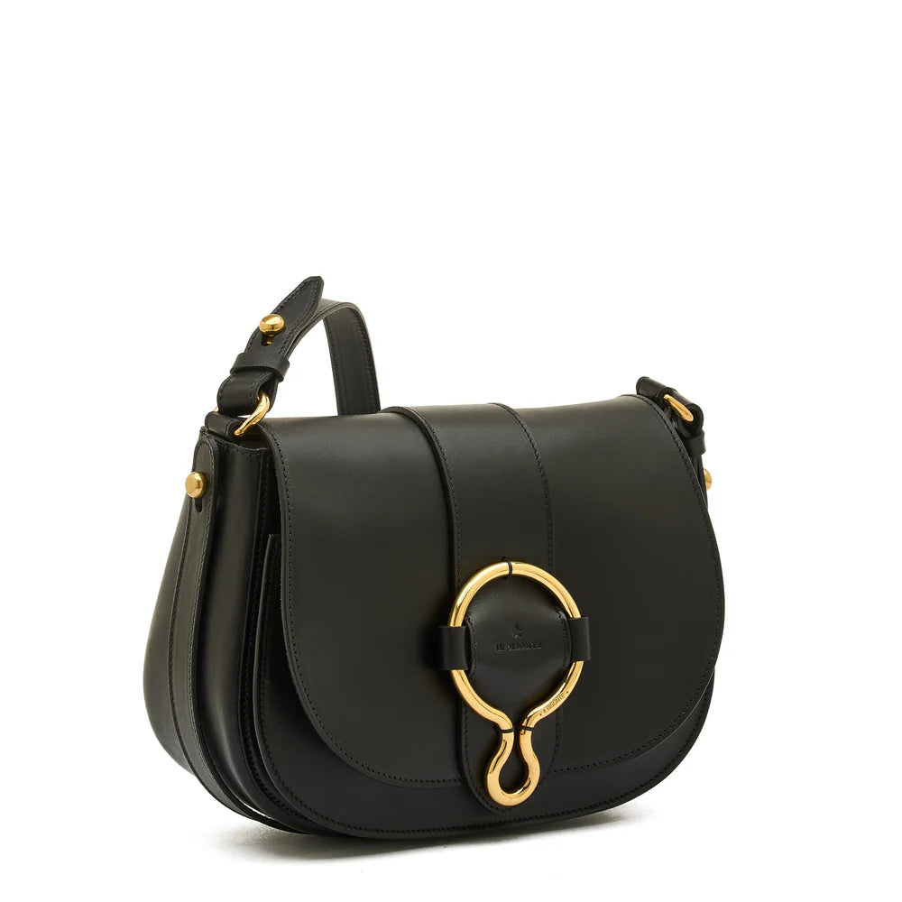 CONSUELO SADDLE LARGE - BLACK