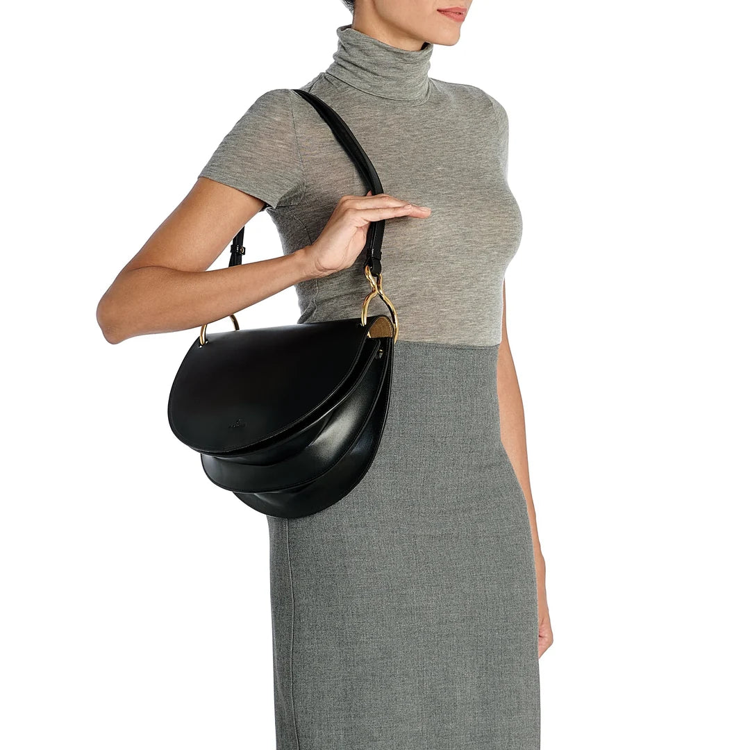 BLACK CONSUELO CROSS BODY LARGE