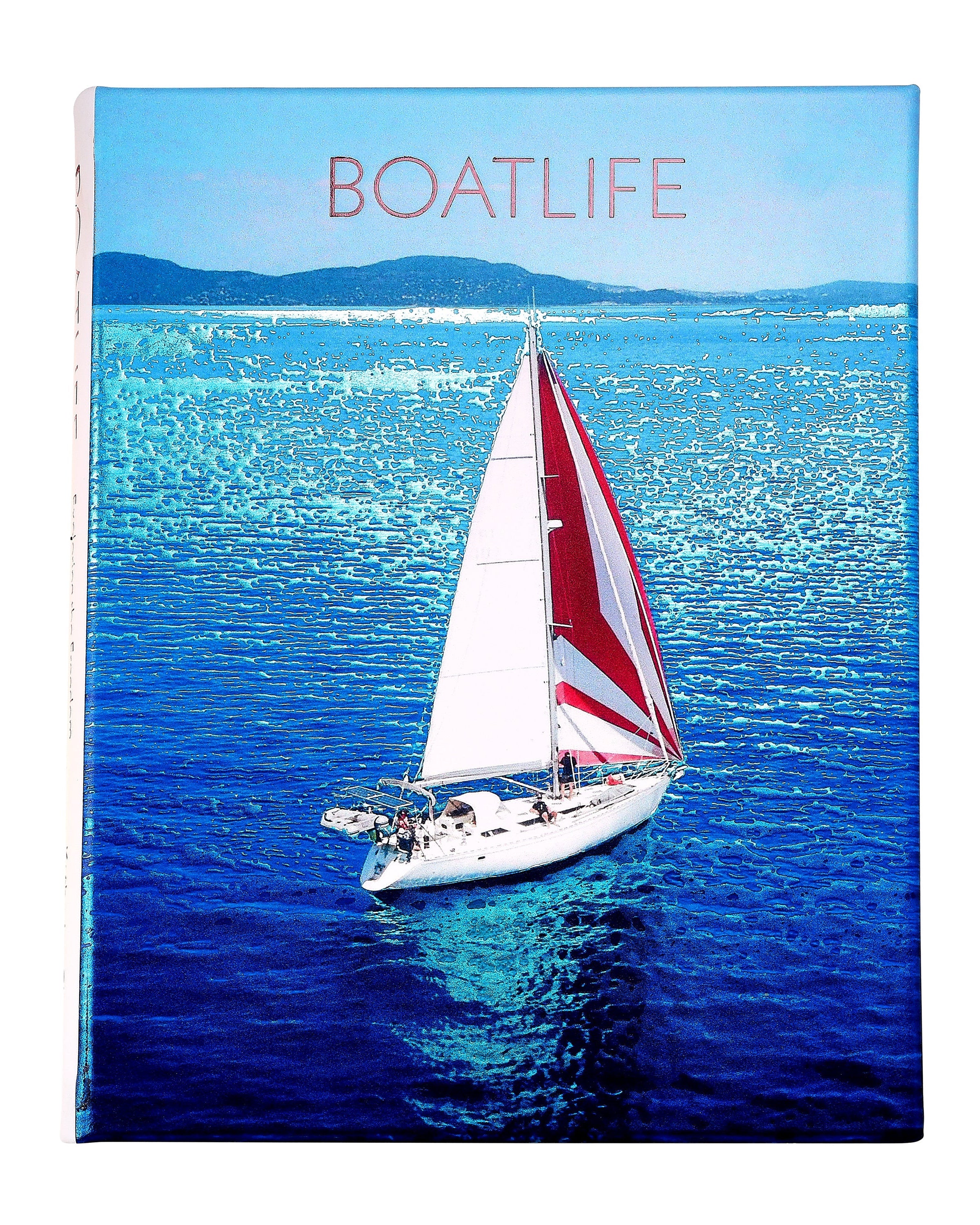 Book cover with a sailboat on a blue ocean and 'BOATLIFE' text.