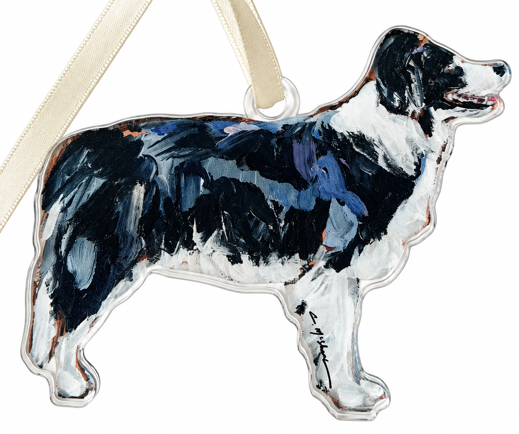 Border Collie Ornament