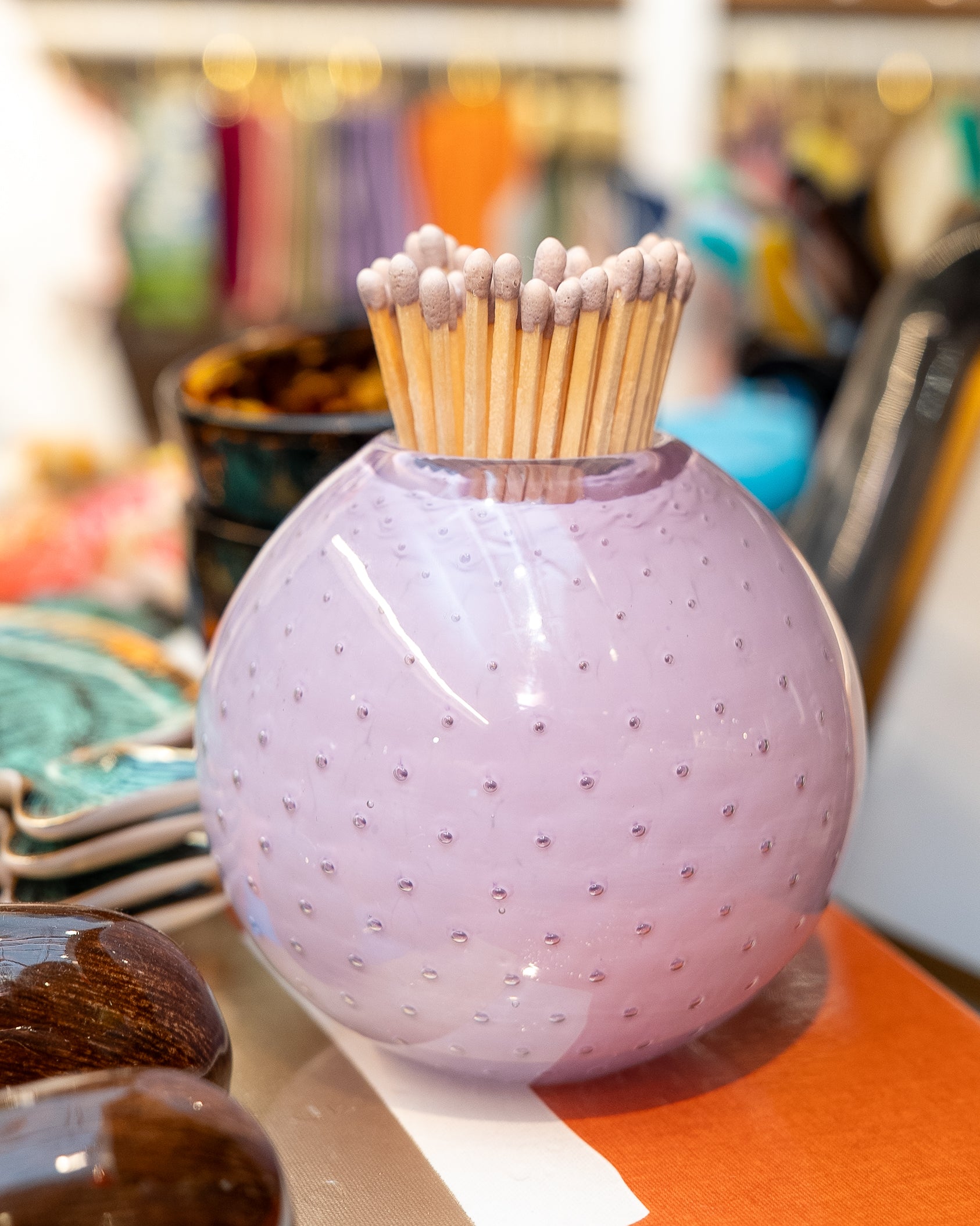 LILAC MATCH STRIKER WITH MATCHES