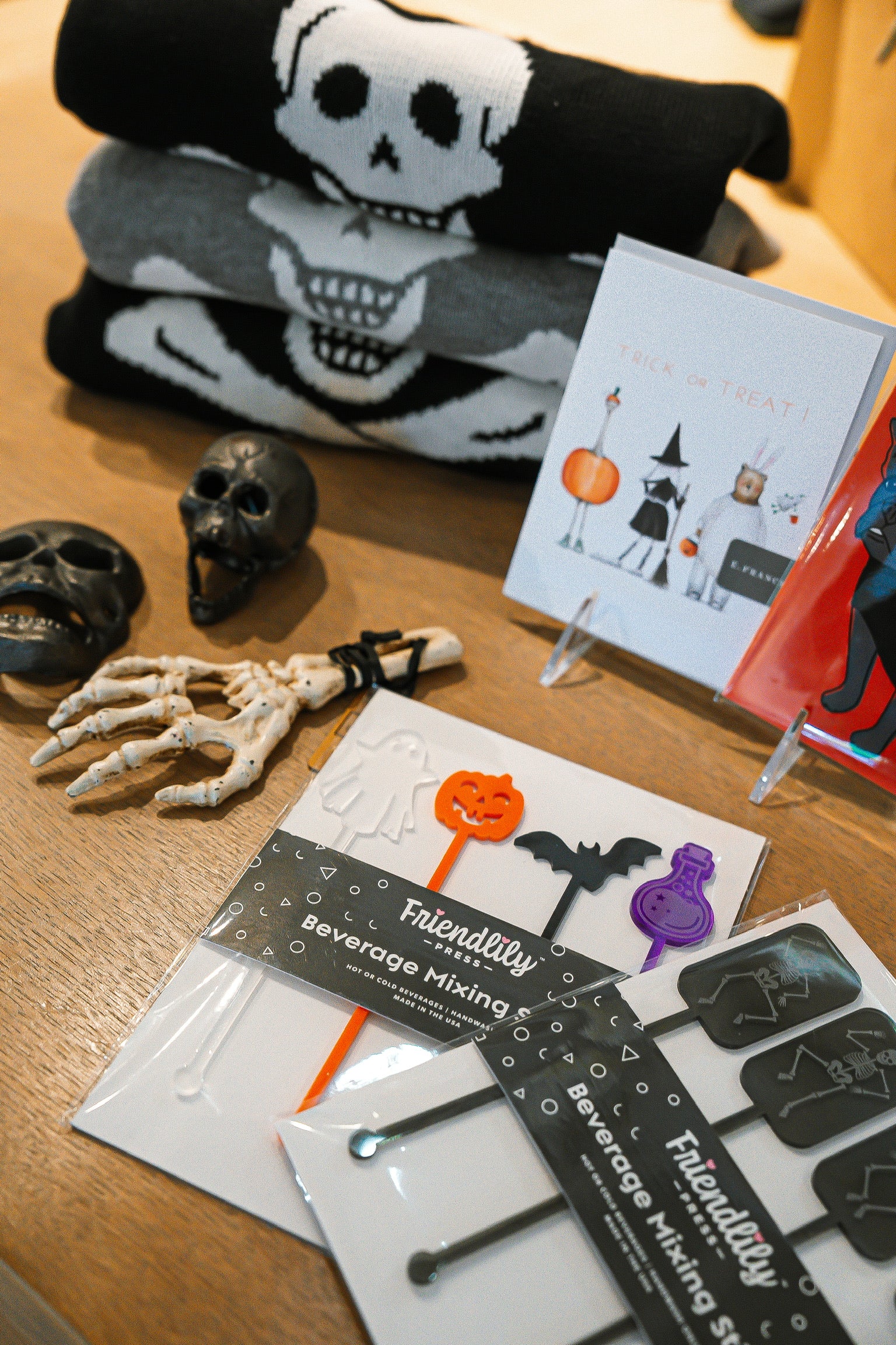 Dancing Skeleton Drink Stirrers