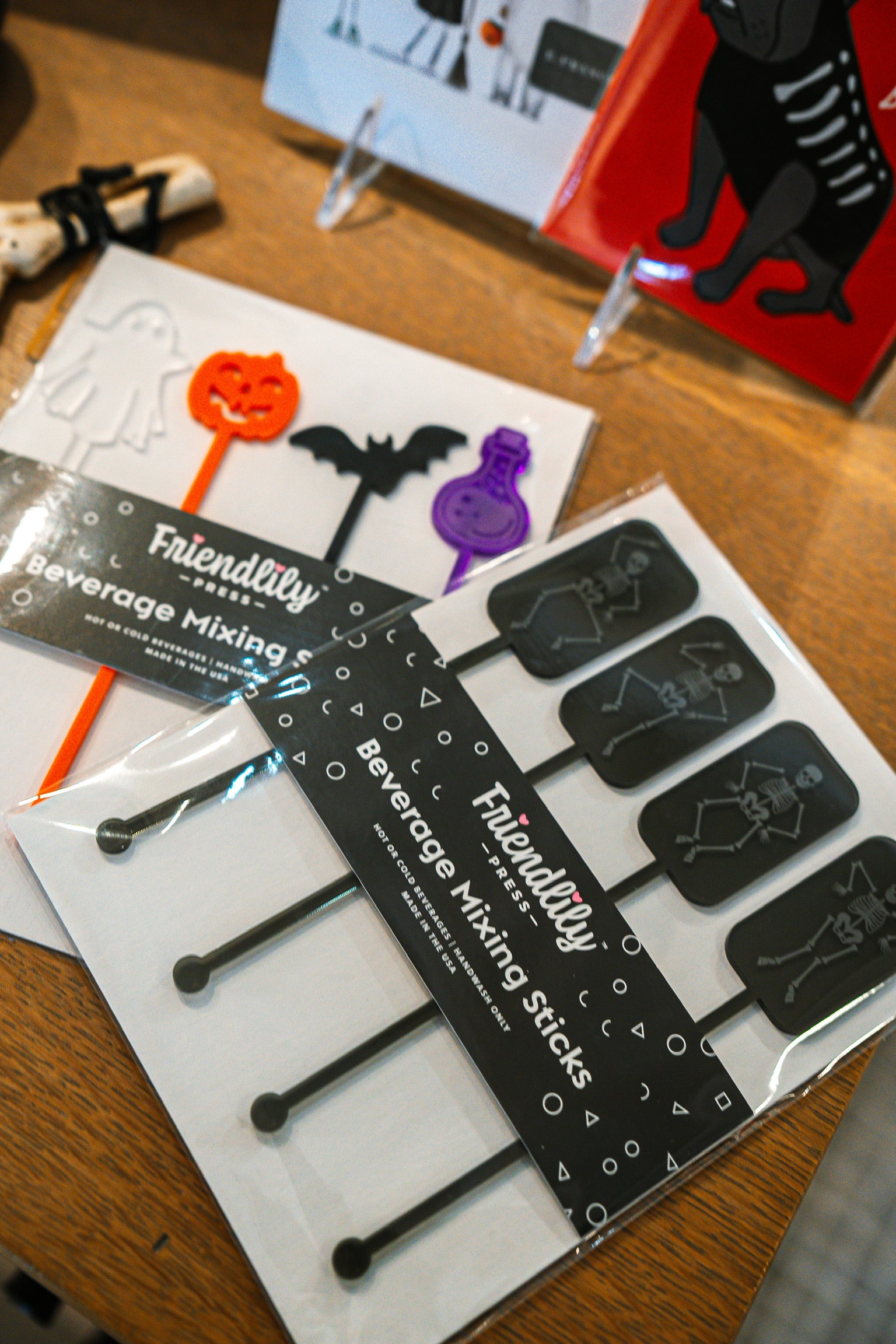 Halloween Spooky Drink Stirrers
