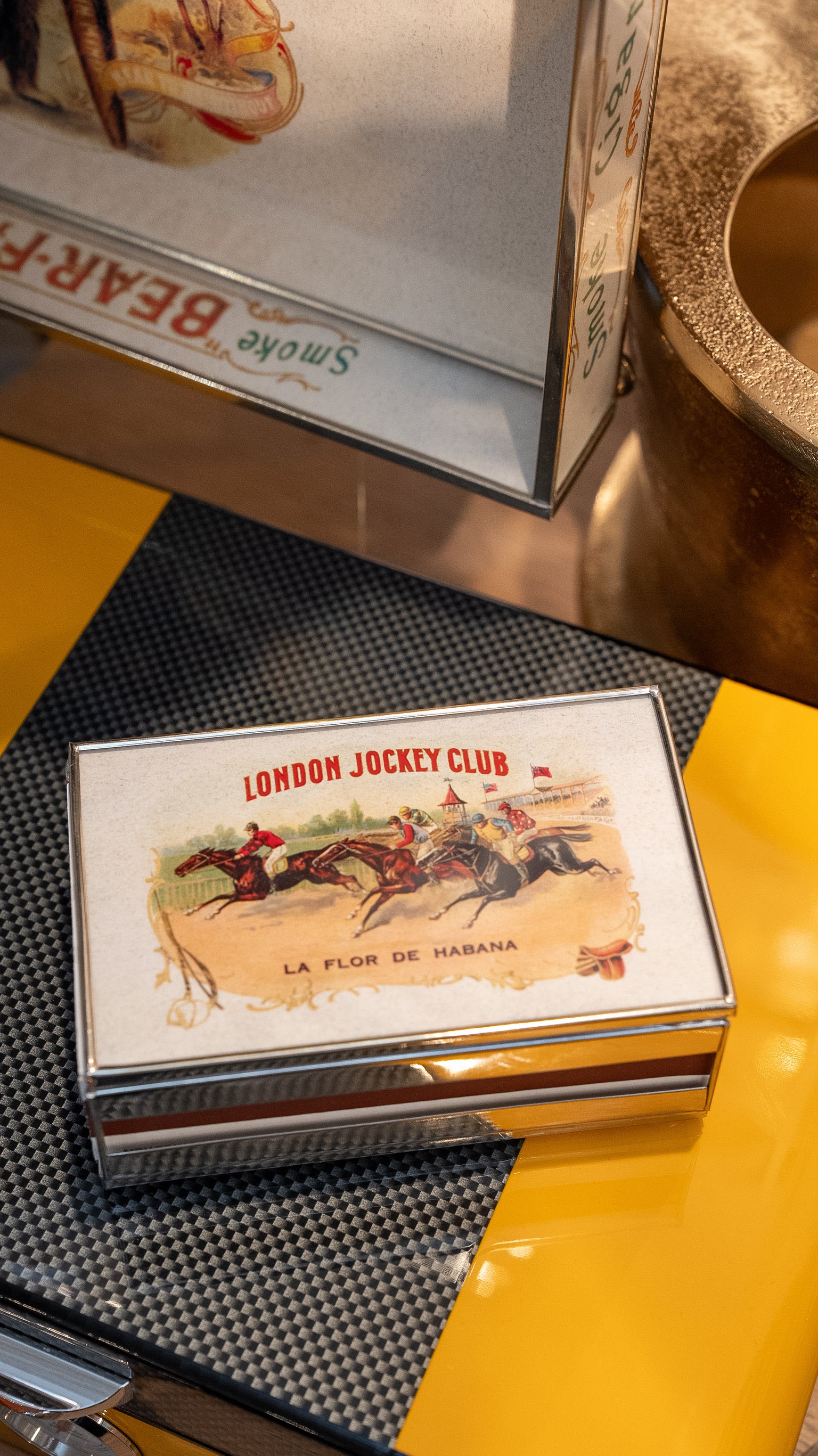 London Jockey Match Box Cover