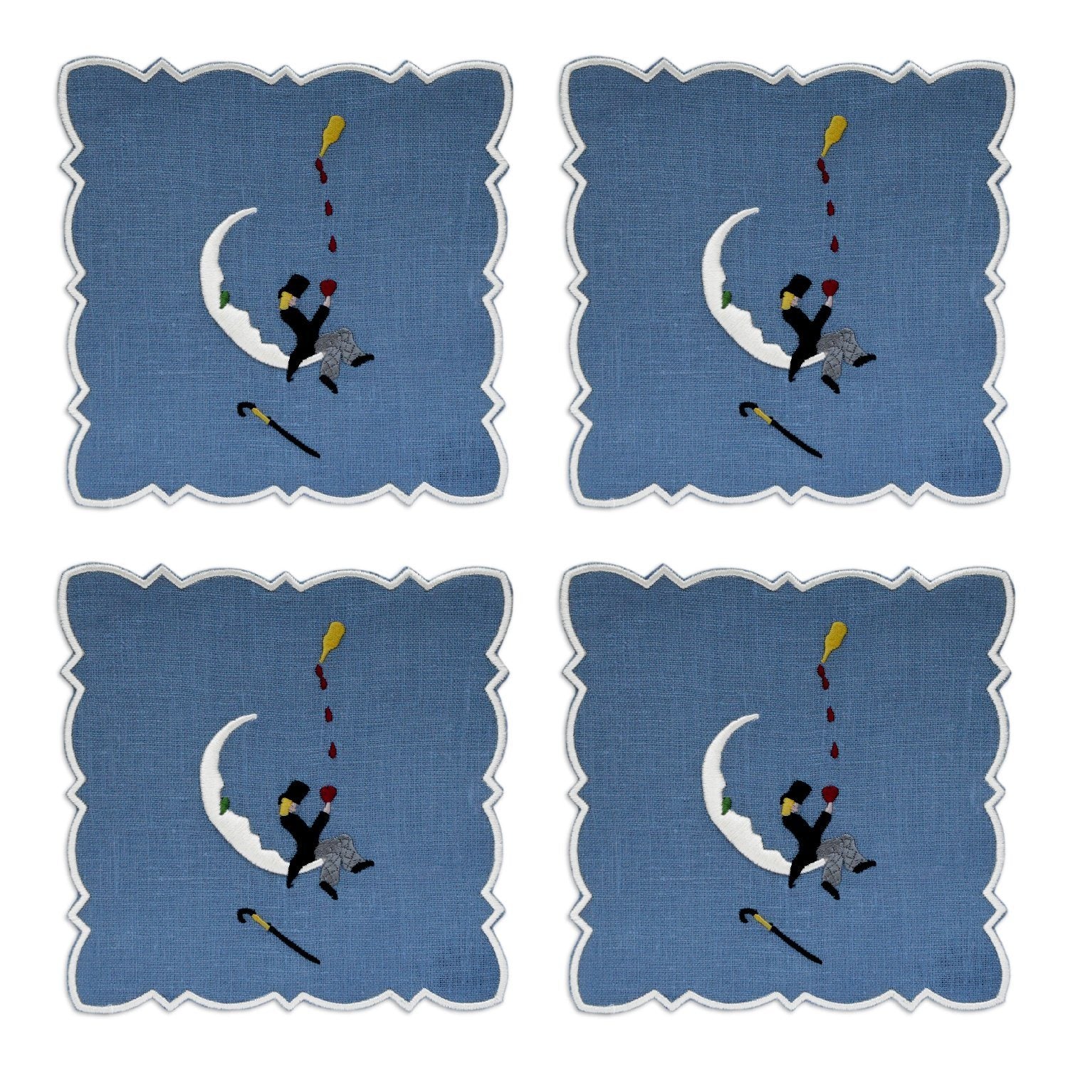 Man on the Moon Cocktail Napkins