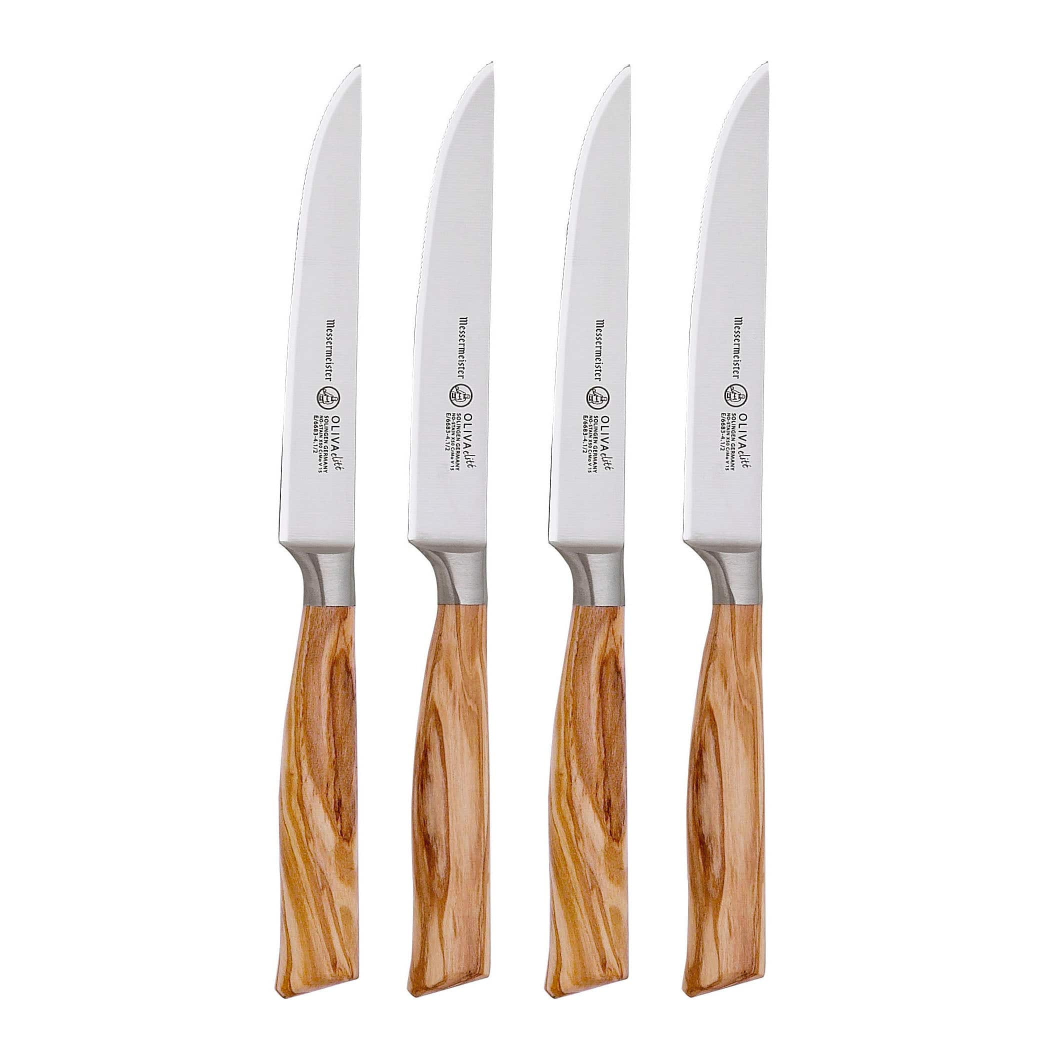 Oliva Elite Fine Edge Steak Knife Sets • 4 Piece