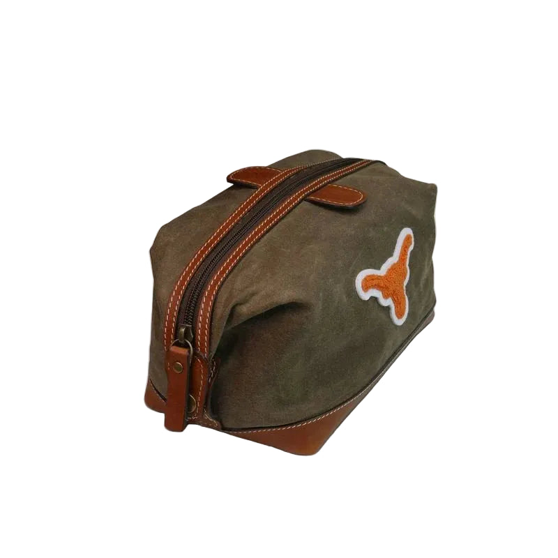 Texas Pro Waxed Canvas Dopp Kit
