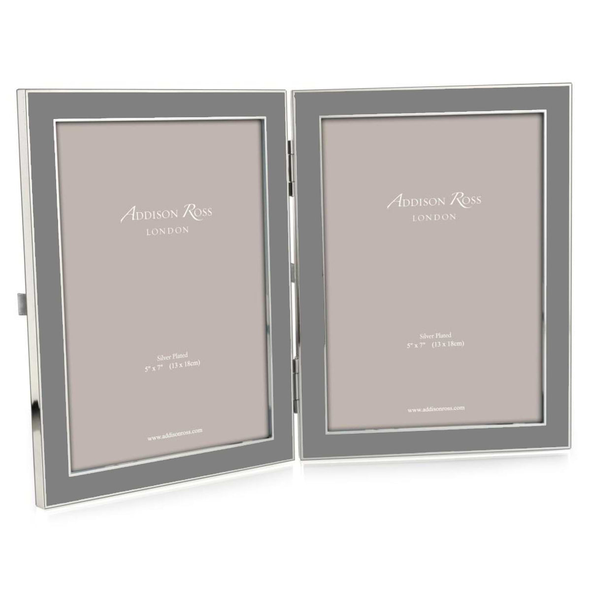 Double Enamel Frame - Chiffon & Silver, 5x7