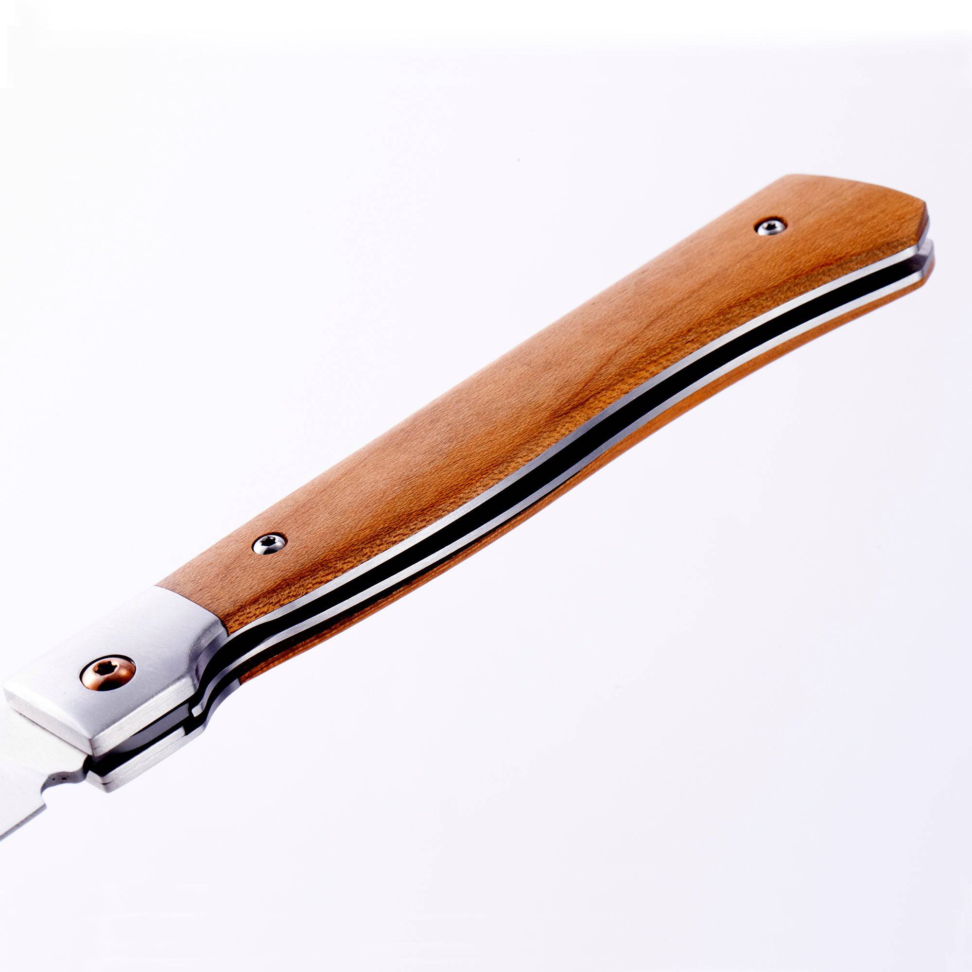 Folding Steak Knife Set in Leather Roll - 4 Piece