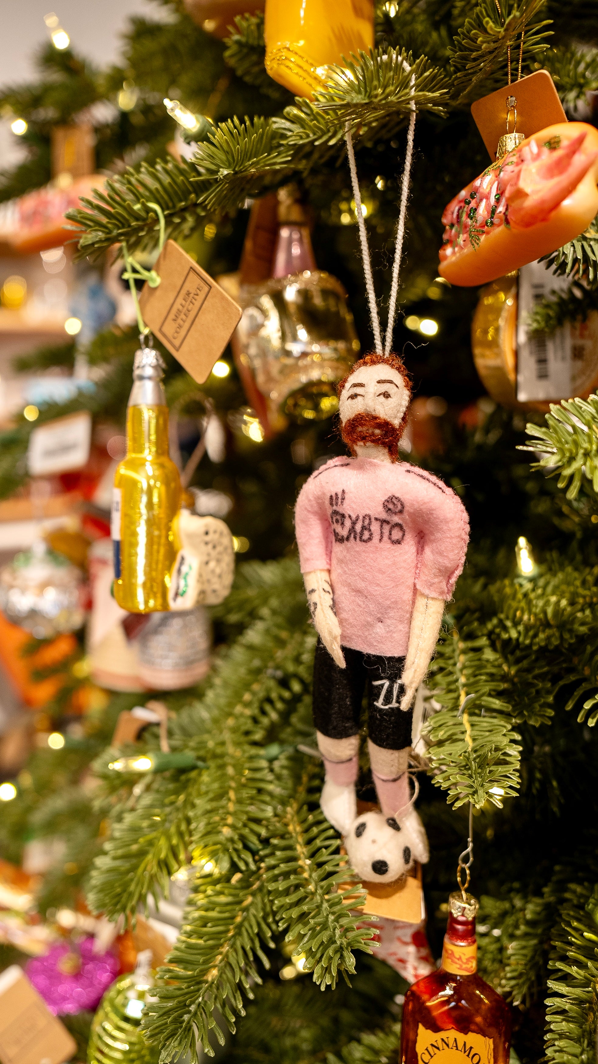 Felt Lionel Messi Ornament