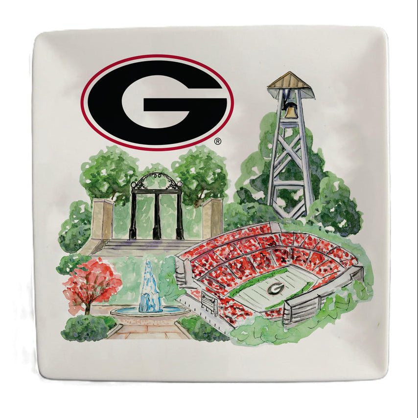 Georgia Landmark Ceramic Trinket Tray