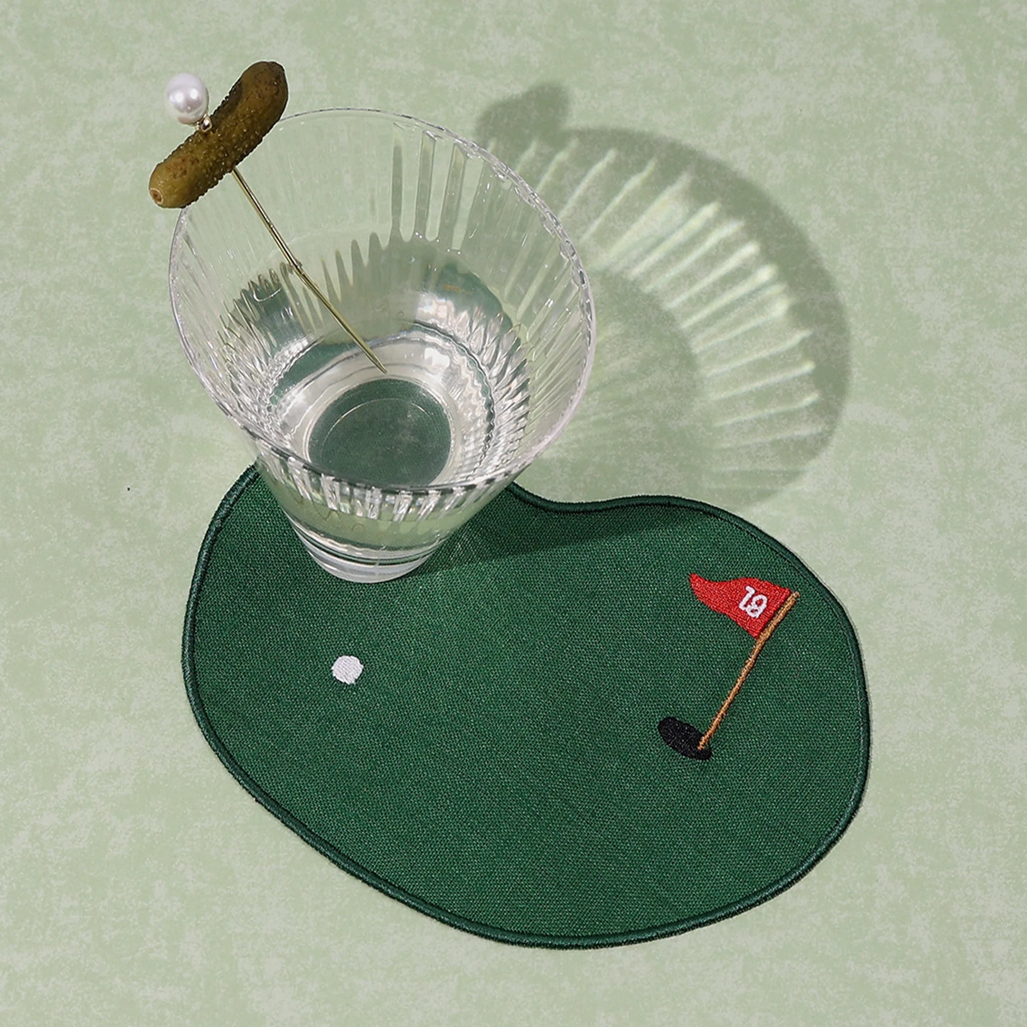 Golf Linen Cocktail Napkins - Set of 4