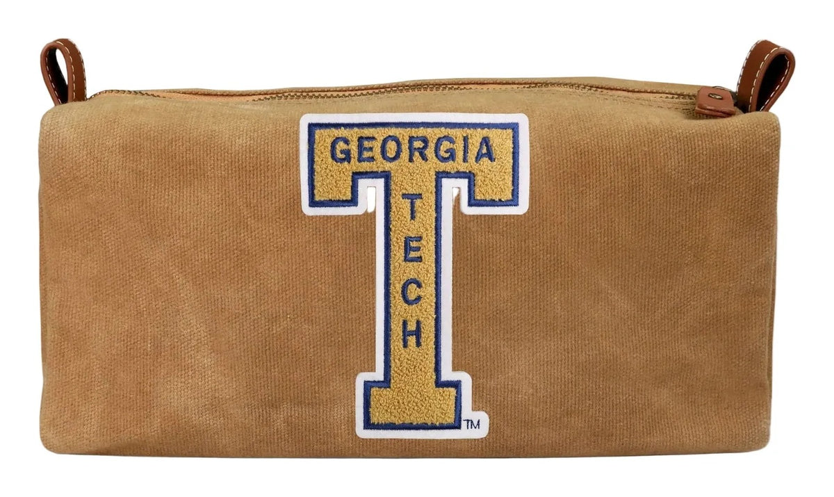 Georgia Tech Vintage Canvas Dopp Kit