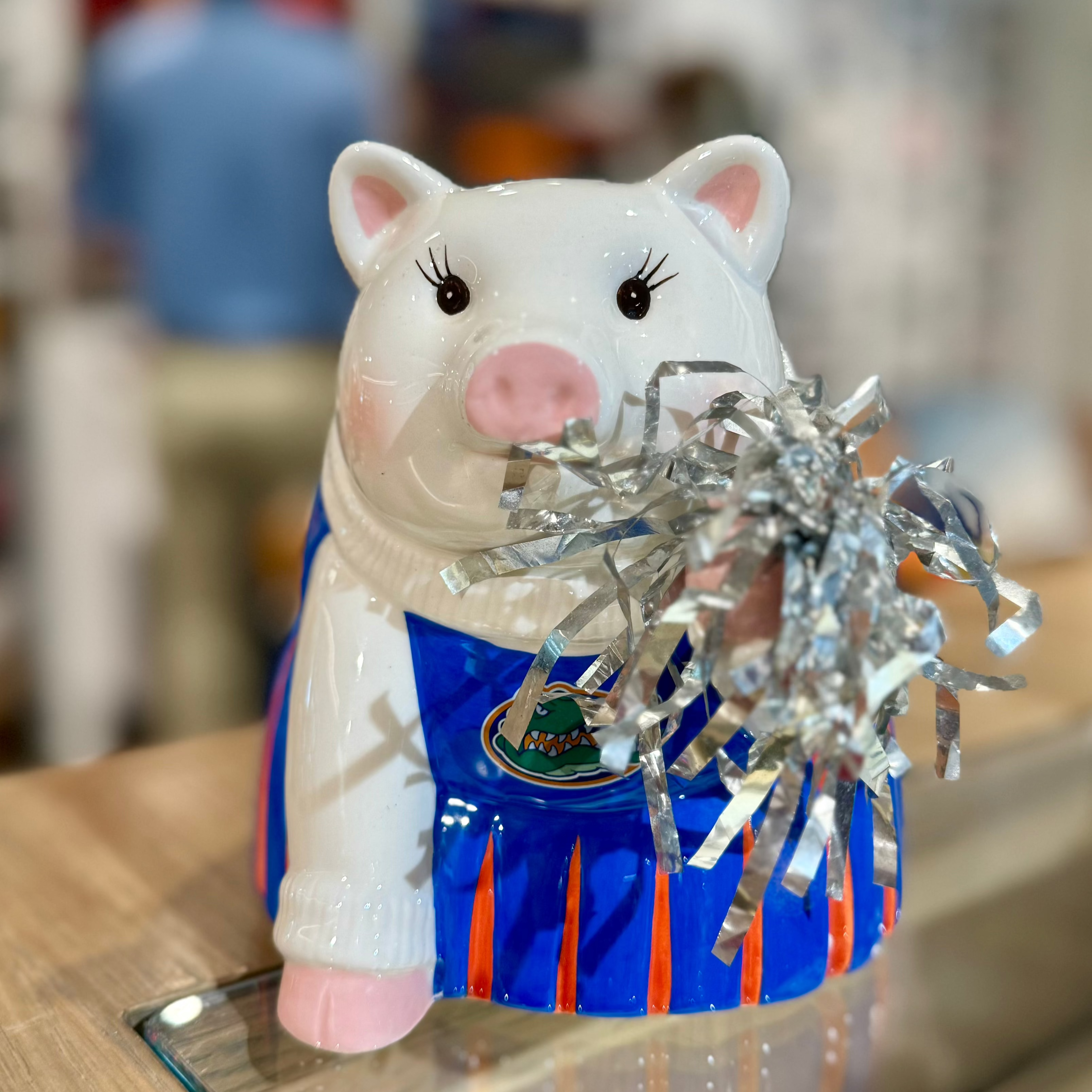 Vintage University of Florida Cheerleader Piggy Bank